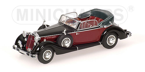 HORCH 853A CABRIOLET – 1938 – BLACK/RED 1:43 model