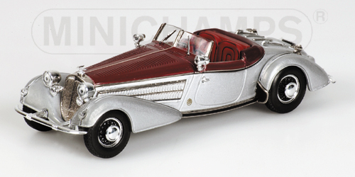 HORCH 855 SPECIAL-ROADSTER – 1938 – SILVER 1:43 model