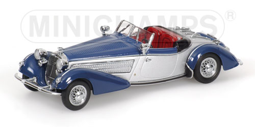 HORCH 855 SPECIAL-ROADSTER – 1938 – SILVER/BLUE 1:43 model