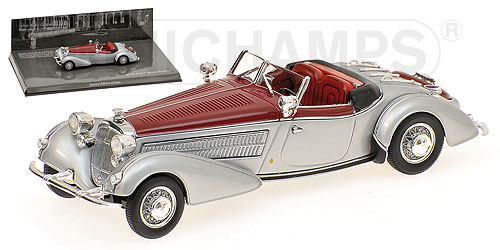 HORCH 855 SPECIAL-ROADSTER – 1938 – SILVER/RED L.E. 624 pcs. 1:43 model