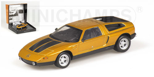 MERCEDES-BENZ C 111/II – 1970 – ORANGE METALLIC 1:43 model