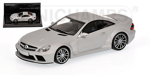 MERCEDES-BENZ SL65 AMG BLACK SERIES (R230) – 2009 – MATT SILVER – ‘LINEA OPACA’ L.E. 2010 pcs. 1:43 model