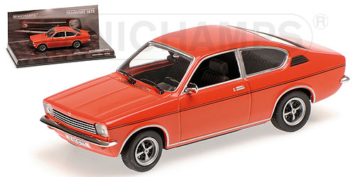 OPEL KADETT C ’40 JAHRE OPEL KADETT C’ – RED – ‘PRÄSENTATION IAA 1973’ L.E. 1013 pcs. 1:43 model