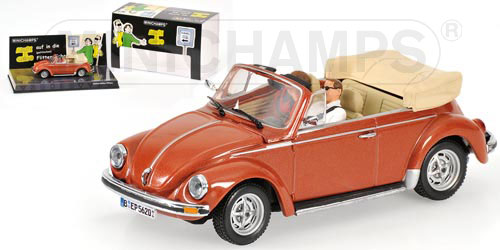 CABRIOLET – BROWN METALLIC – ‘BERLIN DIREKT’ 18.5.2001 – WITH FIGURINES L.E. 999 pcs. 1:43 model