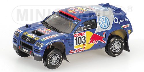 VW RACE TOUAREG SABY / PERIN RALLY POR LAS PAMPAS 1:43 model