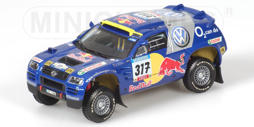 VW RACE TOUAREG DAKAR 2005 GORDON / VON ZITZEWITZ 1:43 model