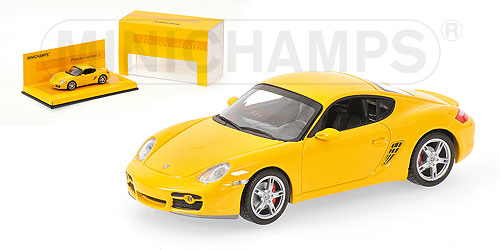 PORSCHE CAYMAN S – 2005 – YELLOW – ‘LINEA GIALLO’ L.E. 2009 pcs. 1:43 model