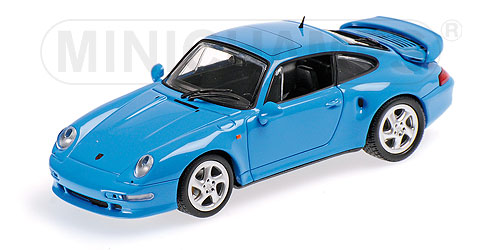 PORSCHE 911 TURBO S (993) – JUBILÄUMSMODELL 1998 – BLUE L.E. 1008 pcs. 1:43 model
