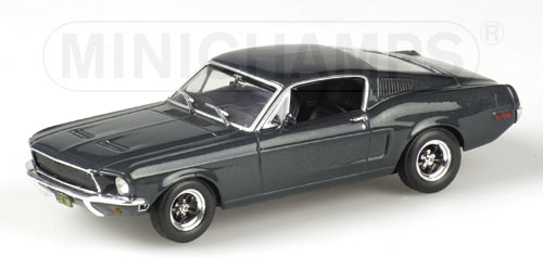 FORD MUSTANG FASTBACK – 1968 – ‘BULLIT’ – NEW HIGH CLEAR COVER BOX 1:43 model
