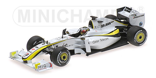 BRAWN GP BGP001 – JENSON BUTTON – WORLD CHAMPION 2009 1:43 model