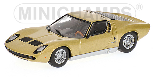 LAMBORGHINI MIURA S – 1969 – GOLD – MUSEUM SERIES L.E. 2010 pcs. 1:43 model