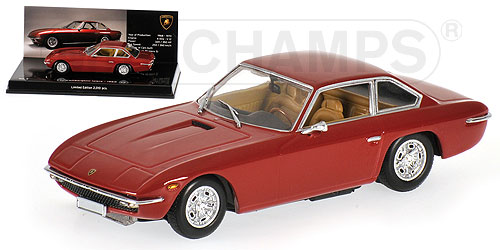 LAMBORGHINI ISLERO – 1968 – RED – MUSEUM SERIES L.E. 2010 pcs. 1:43 model