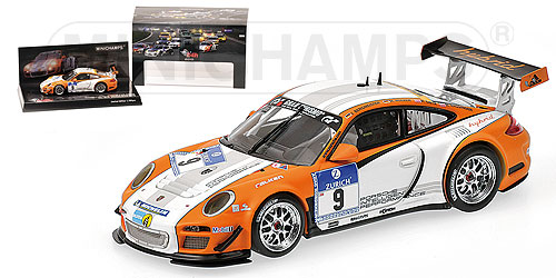 PORSCHE 911 GT3R HYBRID – BERGMEISTER/LIETZ/HOLZER/RAGGINGER – 24H NÜRBURGRING 2010 L.E. 1104 pcs. 1:43 model