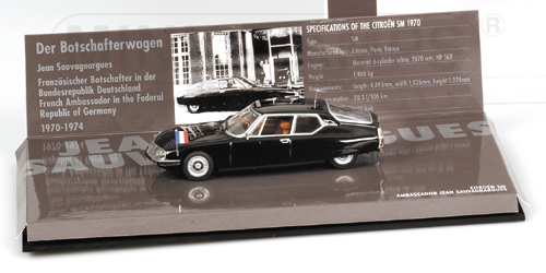 CITROEN SM – 1970 – ‘FRENCH AMBASSADEUR IN GERMANY’ 1:43 model