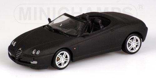 ALFA ROMEO SPIDER – 2003 – MATT BLACK – ‘FULDA’ L.E. 2204 pcs. 1:43 model