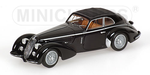 ALFA ROMEO 8C 2900 B LUNGO – 1938 – BLACK 1:43 model