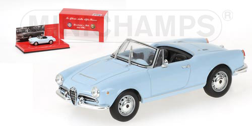 ALFA ROMEO GIULIA SPIDER – 1962 – LIGHT BLUE 1:43 model