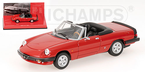 ALFA ROMEO SPIDER 2.0 – 1983 – RED 1:43 model