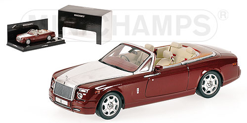 ROLLS ROYCE DROPHEAD COUPE – 2007 – RED METALLIC L.E. 2400 pcs. 1:43 model