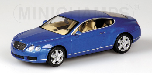 BENTLEY CONTINENTAL GT – 2003 – BLUE METALLIC 1:43 model