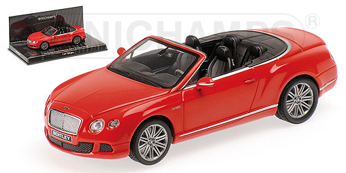 BENTLEY CONTINENTAL GT SPEED CONVERTIBLE – 2012 – ST.JAMES RED L.E. 720 pcs. 1:43 model