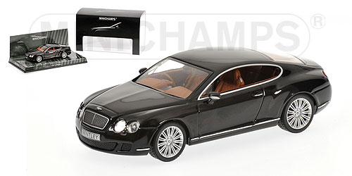 BENTLEY CONTINENTAL GT – 2008 – BLACK L.E. 1536 pcs. 1:43 model