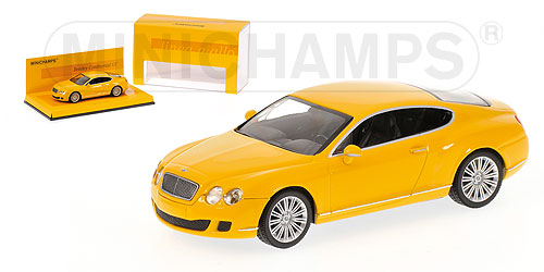 BENTLEY CONTINENTAL GT – 2008 – YELLOW – ‘LINEA GIALLO’ L.E. 2009 pcs. 1:43 model