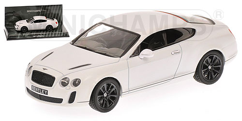BENTLEY CONTINENTAL SUPERSPORTS – 2009 – WHITE SATIN L.E. 1296 pcs. 1:43 model
