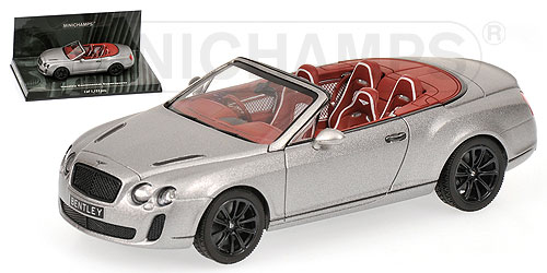 BENTLEY CONTINENTAL SUPERSPORTS CABRIOLET – 2010 – GREY METALLIC L.E. 1152 pcs. 1:43 model