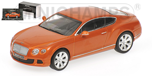 BENTLEY CONTINENTAL GT – 2011 – ORANGE METALLIC L.E. 1008 pcs. 1:43 model