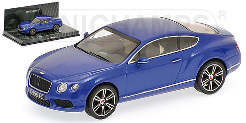 BENTLEY CONTINENTAL GT V8 – 2011 – BLUE METALLIC L.E. 1008 pcs. 1:43 model