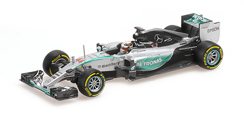 MERCEDES AMG PETRONAS F1 TEAM W06 HYBRID – LEWIS HAMILTON – WORLD CHAMPION 2015 1:43 model