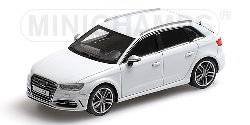 AUDI S3 SPORTBACK – 2013 – WHITE L.E. 500 pcs. 1:43 model