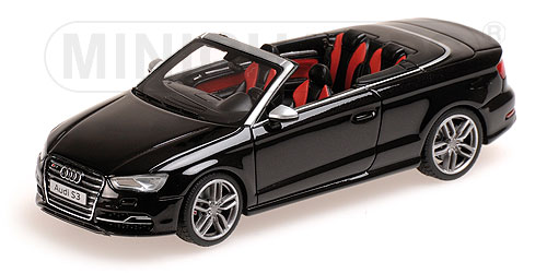 AUDI S3 CABRIOLET – 2013 – BLACK L.E. 500 pcs. 1:43 model