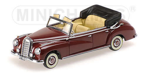 MERCEDES-BENZ 300 CABRIOLET (W186) – 1952 – DARK RED L.E. 350 pcs. 1:43 model