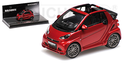 BRABUS ULTIMATE 120 (SMART CABRIOLET) – RED L.E. 999 pcs. 1:43 model