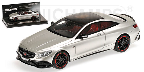 BRABUS 850 AUF BASIS MERCEDES – AMG S63 COUPE – 2015 – GREY METALLIC L.E. 350 pcs. 1:43 model