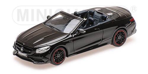 BRABUS 850 MERCEDES-AMG S 63 S-CLASS CABRIOLET – 2016 – BLACK L.E. 360 pcs. 1:43 model