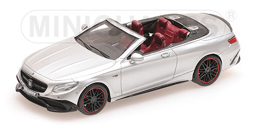 BRABUS 850 MERCEDES-AMG S 63 S-CLASS CABRIOLET – 2016 – SILVER L.E. 200 pcs. 1:43 model