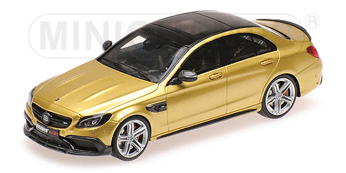 BRABUS 600 AUF BASIS MERCEDES AMG C 63 S – 2015 – GOLD L.E. 250 pcs. 1:43 model
