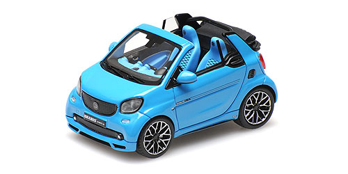 SMART BRABUS ULTIMATE 125 CABRIOLET – 2017 – BLUE METALLIC 1:43 model