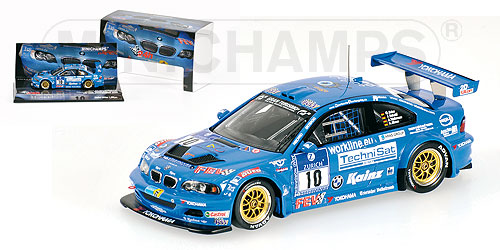 BMW M3 GTS (E46) – TEAM SCUDERIA AUGUSTUSBURG – SCHEID/KAINZ/TEICHMANN/KLASEN – 24H NÜRBURGRING 2008 L.E. 1208 pcs. 1:43 model
