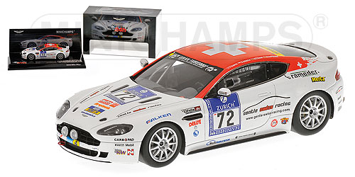 ASTON MARTIN V8 VANTAGE – GENTLE SWISS RACING – BARTH/OSIEKA/LAUCK/LÜTTECKE – 24H NÜRBURGRING 2009 L.E. 999 pcs. 1:43 model