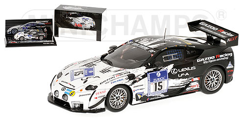 LEXUS LFA – GAZOO RACING – HAHNE/KRUMBACH/LOTTERER/NARUSE – 24H NÜRBURGRING 2009 L.E. 1008 pcs. 1:43 model