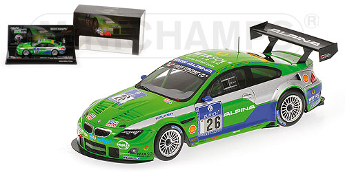 BMW ALPINA B6 GT3 – ALPINA – ENGSTLER/WIRTH/BOVENSIEPEN/BERNHARDT – 24H NÜRBURGRING 2009 L.E. 999 pcs. 1:43 model