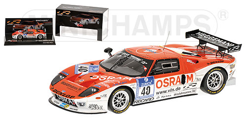 FORD GT – TILKE/ADORF/HENNERICI/MUTSCH – 24H NÜRBURGRING 2009 L.E. 999 pcs. 1:43 model