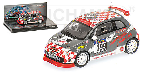 FIAT 500 ABARTH ASSETTO – AUTOHAUS WINZ – SANDRA WINZ/RUDI WINZ – VLN 2010 L.E. 600 pcs. 1:43 model