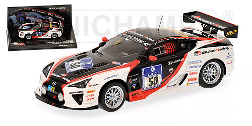 LEXUS LFA – GAZOO RACING – KINOSHITA/LIDA/WAKISAKA/OSHIMA – 24H NÜRBURGRING 2010 L.E. 1010 pcs. 1:43 model