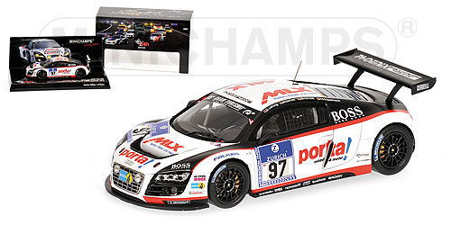 AUDI R8 LMS – LUDWIG/ROSTEK/BRONZEL/WINKELHOCK – 24H ADAC NÜRBURGRING 2010 L.E. 1010 pcs. 1:43 model