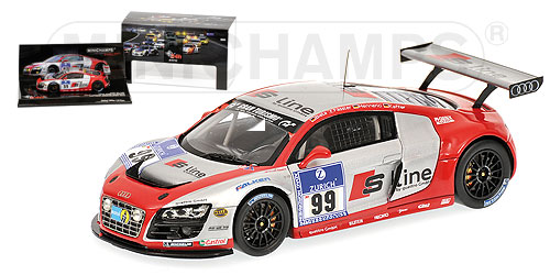 AUDI R8 LMS – BIELA/FÄSSLER/KAFFER/HENNERICI – 24H ADAC NÜRBURGRING 2010 L.E. 1010 pcs. 1:43 model